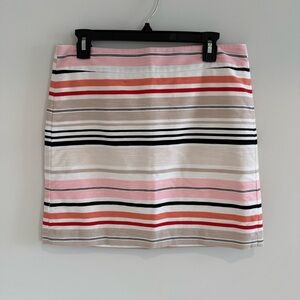 LOFT Striped Skirt Size 6
